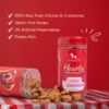 Hearty by Heads Up for Tails - Chicken & Cranberries Dog Biscuits for Adult Dogs & Puppies | Chicken Biscuits, Protein-Rich & Gluten-Free | No Artificial Preservatives | 320 gm