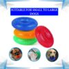 71DYPcTID-L._SL1500_.jpg Woofy Pups&Pets Dog Squeaky Chew Toys For Aggressive Chewers | Dental Cleaning Non-Toxic Soft Natural Rubber Toy | Cute Crystal And Spiked Toy For Dogs (Ring Shape)