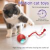 Tails Cat Toys,Agile Moving Ball with Elastic Mesh Tail,Interactive Cat Toy for Indoor Cats,Motion Activated,Ultra-Fast Kitten Toys