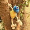 Goofy Tails Furry Bird Dog Toys | Plush Toy for Dogs | Squeaky and Chew Rope Toys for Dogs and Puppies| Ideal for Small & Medium Dog