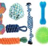 Dog Rope Toys + Chew Toys, Combo Pack of 7 Dog Rope Toys + Chew Toys, Combo Pack of 7 (Color May Vary)