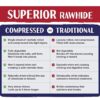 71FNPoRPx8L._SL1500_.jpg PSK PET MART Rawhide Bones for Dogs - 3 Inch Pressed Calcium Bones for Adult Dogs & Puppies - Chicken Flavour (Pack of 36)