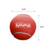 Outward Hound Squeaker Ballz Squeaky Tennis Ball Dog Toys – Medium (4 Pack) | Durable, High-Bounce, Multi-Color Balls for Fetch & Play | Safe, Non-Toxic Fun for Dogs of All Breeds
