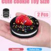 Squishy Toy, Taba Squishy Cat Paw, Squeeze Toys Cat Paw Squishy Toys Squeeze Toy for Relaxing Soft Pinch Good Gift for Kids Friends (Pink and Black)