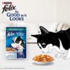 Purina Felix with Mackerel in Jelly | Wet Food for Adults | Complete and Balanced Cat Food, Pack of 12 Pouches (12 x 85 g)
