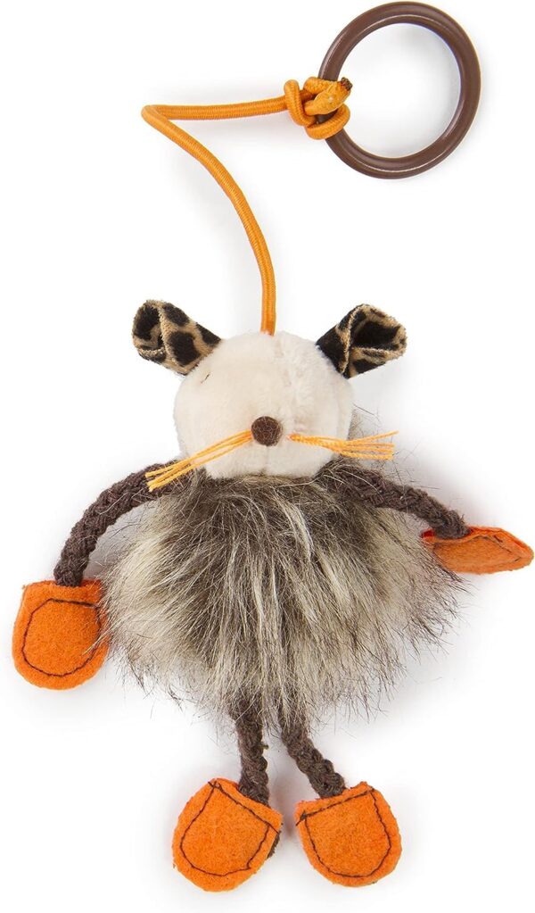 The Pets Company Bouncy Mouse Hunt Cat Toys | Natural Instinct Chase & Play Toy for Cats & Kittens, Pack of 2