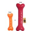 71JTUCNMddL._SL1500_.jpg The Dogs Company Natural Rubber Teething Dog Chew Bone Toy for Adult Dogs, Large (8.5 Inch)