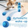 Interactive Dog Toys Ball, USB Rechargeable, Motion Activated Automatic Rolling Ball with Lights, Boredom Relief Exercise Pet Toy for Small, Medium, Large Dogs, Blue