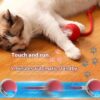 Interactive Rechargeable Smart Pet Chase Ball – Automatic Rolling Toy with Speedy Tail Rope for Bored Cats & Small Dogs (Colour May Vary)
