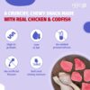 Chip Chops Chicken & Codfish Sandwich Dog Treats | Nutritious, High Protein, Easily Digestible Snack for Dogs | Healthy Fish & Chicken Treat for All Breeds, 70 gm