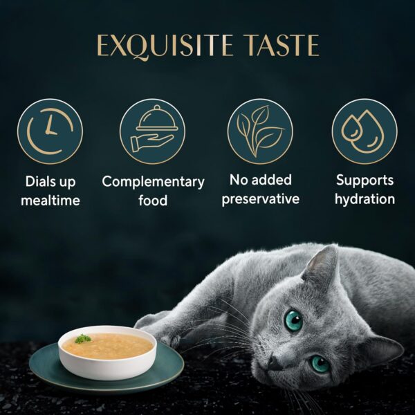 71LEa3auGhL._SL1500_.jpg Sheba Soup with Chicken Adult Wet Cat Food, 160g (4 x 40g), Finely Sliced Pieces of Chicken in Smooth, Silky and Velvety Broth