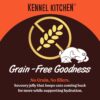 Kennel Kitchen Grain Free Wet Cat Food for Adults and Kittens, Chicken in Jelly, 12 Pouches (12 x 80 GMS)
