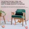 71NC83kqTxL._SL1500_.jpg BELOXY Toy Intelligent Funny 360 Degree Rotatable Toys Rechargeable Rotating Ball with LED Light, Chasing Toy Automatic Rotating Smart Obstacle Avoiding (Pink) (Multi)