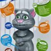 VGRASSP Repeating Words Talking Tom Cat Toy for Kids with Songs and Stories in Funny Tone (Talking Cat) - Color as per Stock