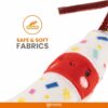 Barkbutler x Fofos Birthday Drink Cat Toy - US Grade Organic Catnip, Multicoloured Textured Toys for Cats, Cat Accessories with Super Soft Fabrics & Ribbons - Perfect as Kitten Toys, Cat Toys