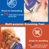 71OXXpPHEbL._SL1500_.jpg ACE2ACE Deshedding Brush for Dogs, Dematting Comb for Cats Dogs, 7+15 Dual Sided Undercoat Rake, Cat Brush for Shedding to Remove Knots, Tangles, and Matted Fur