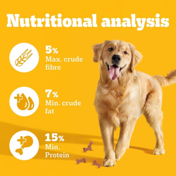 Pedigree Biscrok Biscuits (Above 4 Months) Dog Treats, Chicken with Milk Flavour, 900 g, Source of Calcium, Goodness of 15% Protein