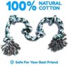 71PIIJWlpL._SL1500_.jpg PSK PET MART Large Dog Rope Toys for Aggressive Chewers - Cotton Rope Dog Chew Toys for Tug of War and Training