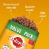 Pedigree Biscrok Biscuits (Above 4 Months) Dog Treats, Chicken with Milk Flavour, 900 g, Source of Calcium, Goodness of 15% Protein