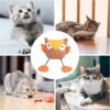 The Pets Company Fun Plush Cat Toys, Cats Hunting Mouse Teaser Toys, Bite Proof Cat Play Toy, Interactive Mice, Rat, Soft Mouse Toy for Cats & Kittens - Spooky Owl (Color May Vary)
