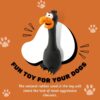 Foodie Puppies Natural Latex Rubber Squeaky (Black Eagle) Dog Toy | Small to Medium Dogs & Puppy | Durable, Fetch & Chew Safe Play Toy | Reduce Separation Anxiety