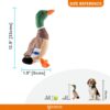 71RhxMN3tlL._SL1500_.jpg BarkButler x Fofos Wild Duck Plush - Soft & Squeaky Toys for Dogs, Dog Toys for Medium Dogs (0-20kgs) - Brown