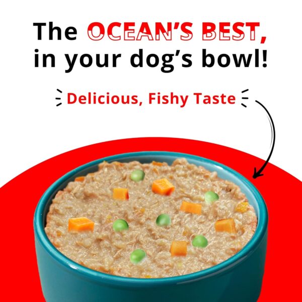 Luvin Wet Dog Food | Tuna Fish & Herbs | Puppy & Adult Dog | All Breeds 600gms (100gms X 6)