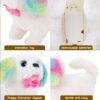 Amazon Brand - Jam & Honey Poochie Puppy Deluxe | 15 cm Electronic Plush Dog Toy | Sound-Enabled | Multicolor Ears | Soft & Huggable | BIS Certified | for Kids 3+ Years