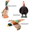 71TVc5uiJlL._SL1500_.jpg BarkButler x Fofos Wild Duck Plush - Soft & Squeaky Toys for Dogs, Dog Toys for Medium Dogs (0-20kgs) - Brown