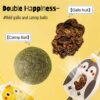71UQQcNRygL._SL1500_.jpg Sunkizzrs® Hanging Swing Catnip Toy - Interactive Cat Teaser Toy - Elastic Rope Design Cats Rotatable Edible Mint Natural Healthy Teeth Cleaning Chew Claw Toy for Cat/Kitten (Chicken)