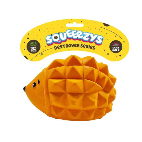 Hedgehog – Squeaky Toys for Dogs, Latex Dog Toys for Hedgehog – Squeaky Toys for Dogs, Latex Dog Toys for Large Dogs (0–30kgs) – Orange
