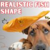 71WLCX3QoGL._SL1485_.jpg Sage Square Squeaky Rubber Fish Toy for Dogs & Cats: Unleash The Chew Cravings with Loud Squeak, Entertained for Hours, Interactive Rubber Toy, Tugs and Squeezes, Barking Glees, Fun with Fish