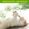 1 Pack Silvervine Cat Toy, Silvervine Sticks Cat Toys for Indoor Cats, Cat & Kitten Chew Toys for Aggressive Chewers, Cat Dental Toy for Kitten Teeth Cleaning, Matatabi Silvervine for Cats.