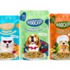 PETS EMPIRE Moochie Homestyle Wet Dog Food (120g X 6) Grain Free Gavy Meal, Variety Pack with Lamb Topping Pasta, Chicken Recipe Topping Rice & Chicken Stew, High Protein Gravy Foods for Adult Dogs