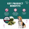 71XOFdcgIpL._SL1500_.jpg Goofy Tails Active Seaweed Dental Stick 220g, Dog Treats Vegetarian, Dental Sticks for Dogs, Chew Sticks for Dogs, Dog Treats for Adult Dog and Puppies, Dog Chew Stick