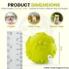 71Yy1NKGCL._SL1500_.jpg Foodie Puppies Latex Rubber Squeaky Dog Chew Ball Toy - (Claw Ball, Small) Durable and Safe Fetch Teething Dog Toy for Puppies and Small to Medium Dogs, Paw Design Helps to Clean Teeth (Diameter, 6cm)