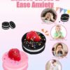 Squishy Toy, Taba Squishy Cat Paw, Squeeze Toys Cat Paw Squishy Toys Squeeze Toy for Relaxing Soft Pinch Good Gift for Kids Friends (Pink and Black)