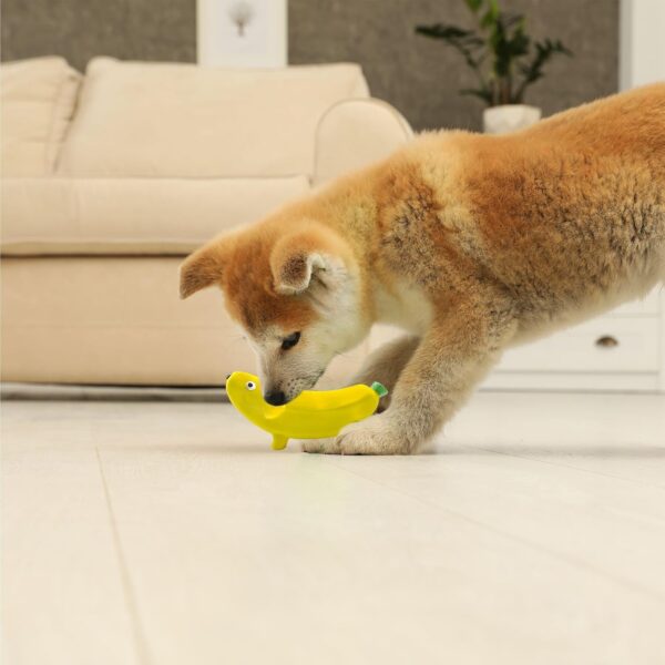 71aAlBPrPUL._SL1500_.jpg Banana Dog – Squeaky Toys for Dogs, Latex Dog Toys for Medium Dogs (0–20kgs) – Yellow