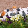 BHOOLU&GOOLU Plastic Lazy Cats Fantasy Showpiece, 3-4Cm, Multicolour, Pack Of 6