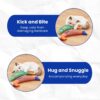 71br0JQb2sL._SL1500_.jpg Catnip Plush Toys for Cats -Shaped - Bite-Resistant Pillow Toy for Kittens & Adult Cat Chew Toys for Play (Catnip Fish Toy)