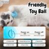 71brYlZda4L._SL1500_.jpg KILLERWHALE Interactive Smart Cat Toy Ball – 360° Self-Rolling Motion with LED Lights, Rechargeable via Type-C, Automatic Gravity Sensor, Engaging Kitten & Pet Play Toy