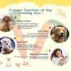 71bwcQNHUPL._SL1200_.jpg Tail Dog Toys + Dog Chew Toys + Puppy Teething Toys + Rope Toys + Dog Toys for Small to Medium Dog Toys + Dog Toy Pack(Pack of 5)