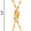 The Pets Company Natural Tug Ball with Knot Dog Rope Toy for Aggressive Chewers, Dental Tug Dog Toys for Medium & Large Dogs