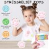 Taba Squishy, Super Soft Large Fufu Squishy Cat Paw, Stress Relief Toys Adults, Fidget Toys Adults, Pink and White Cat Paw Design, Soft and Durable Squishy Toy