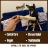 Goofy Tails Coffee Wood Dog Toys| Splinter Free, Caffeine Free, Dog Chew Toys | Natural, Safe Puppy Toy | Dental Care Toy for Dogs & Puppies | Small, 1 Piece