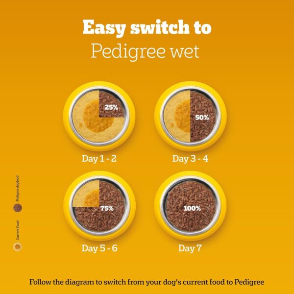 Pedigree Adult Wet Dog Food, Grilled Liver Chunks Flavour in Gravy with Vegetables, 70 g (Pack of 30), Complete & Balanced Nutrition for Adult Dogs