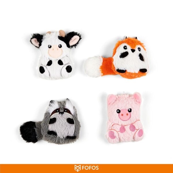 BarkButler x FOFOS Floppy Crinkle Raccoon Cat Toy - US Grade Catnip and Super Soft Fabric, Premium Cat Accessories with Catnip for Cats, Perfect Cat Toys and Kitten Toys for Playful Cats and Kittens