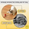 YellowCult Interactive Cat Toys Ball – Smart Rolling LED Ball, Automatic & USB Rechargeable Motion Activate for Indoor Kitten Puppy Dog cat- Pet Exercise, IQ Training, Fun & Engaging Pet Toy