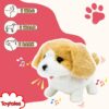 MABLE Snooby Walking & Barking Dog Toy for Kids | Interactive Battery-Operated Puppy with Sound and Movement | Soft Plush Electronic Pet Toy for Toddlers, Babies & Boys