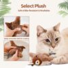 Simulated Chirping Bird Cat Toy Flapping Wings, Flapping Bird Cats Toy Interactive Flying Cat Exercise Toys for Bored Indoor Kittens
